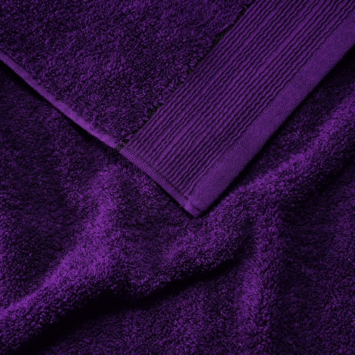 Charlton Bath Towel - Dark Purple - Image 3