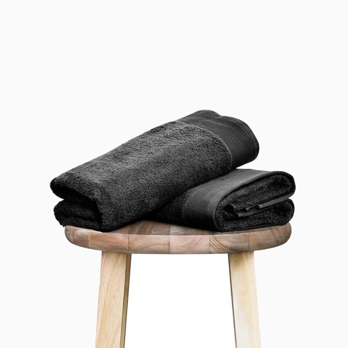 Charlton Bath Sheet - Jet Black