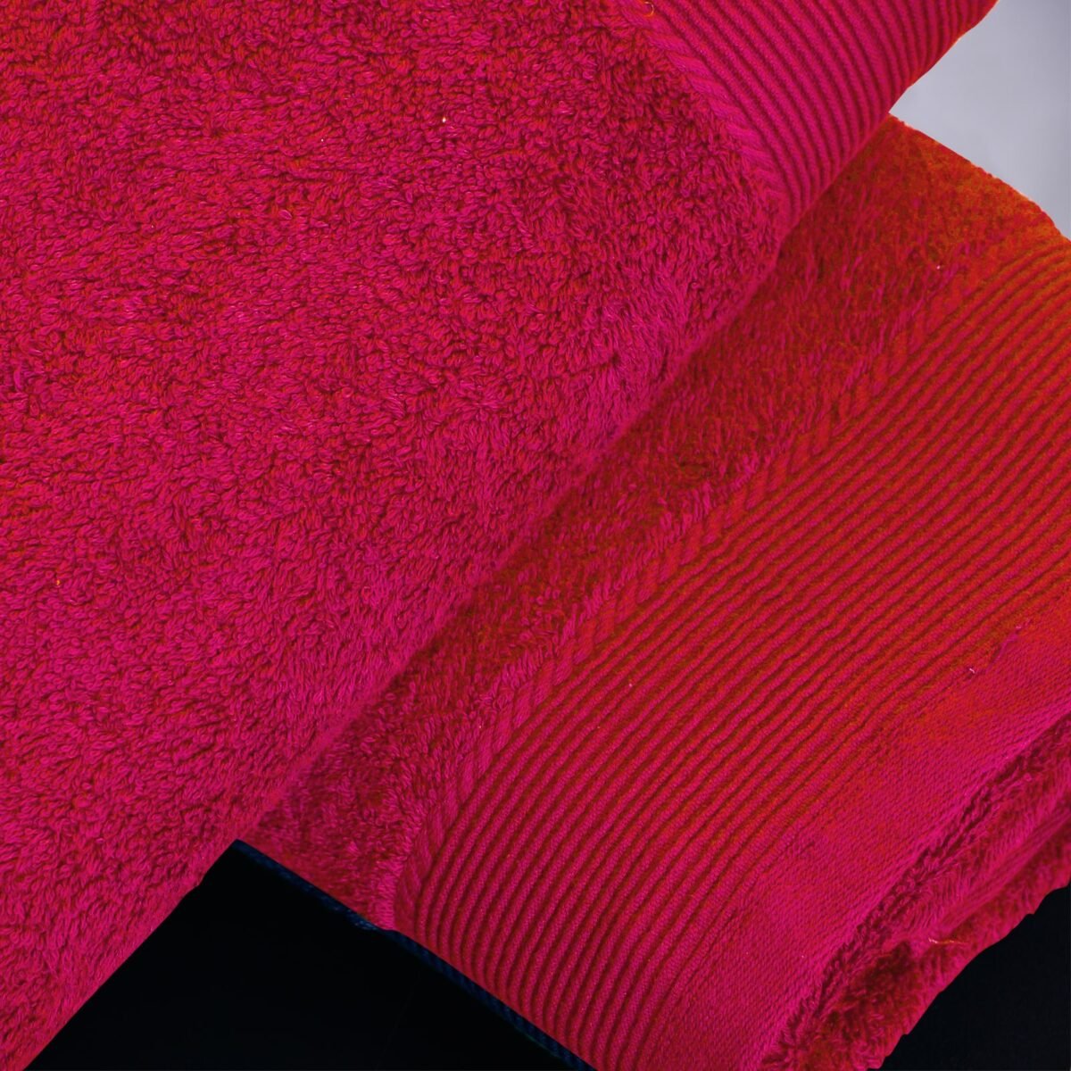 Charlton Bath Sheet - Raspberry Pink - Image 2