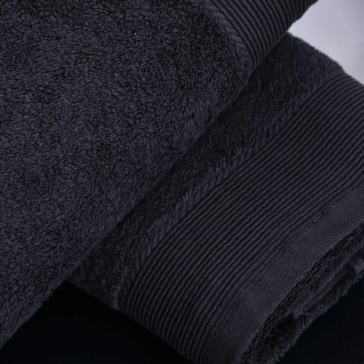 Charlton Bath Sheet - Jet Black - Image 4